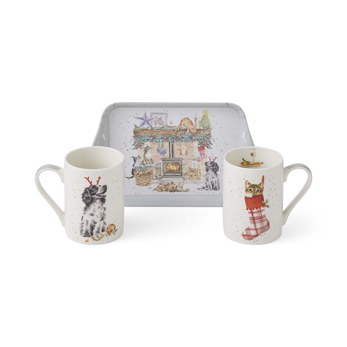 Wrendale Designs No Place Like Home Mug & Tray Set image number null